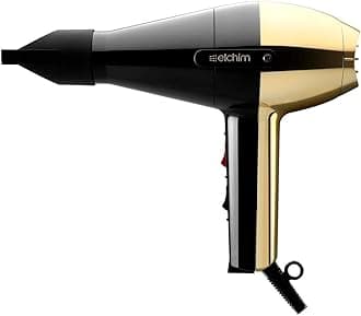 Elchim Classic 2001 High Pressure Hair Dryer - 1875 Watt Quick Dry Professional Salon Blow Dryer