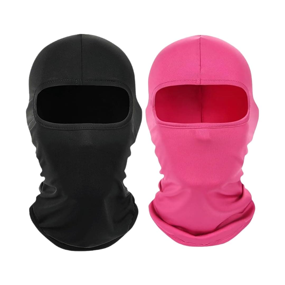 2 Pieces Thin Balaclava Ski Mask Head Mask Full Face Mask Windproof Sun UV Pr...