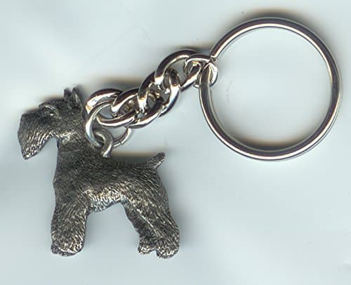 Schnauzer George Harris Pewter Keychain