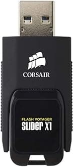 Corsair CMFSL3X1-64GB Flash Voyager Slider X1 64GB USB 3.0 Flash Drive