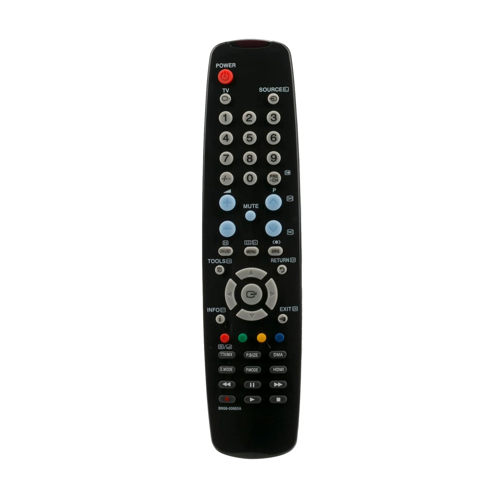 ALLIMITY BN59-00685A Replace Remote Control fit for Samsung 2033HD CW593CNG CZ28D83N LE20S51B LE32N71BX LE40R74 LW15M13C PS42P7H LE26R74 PS-42E7SXXEC CZ20F32T LE32B550A5W LE37R81BX LE32A456