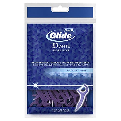 Oral-B Glide 3D White Floss Picks Radiant Mint