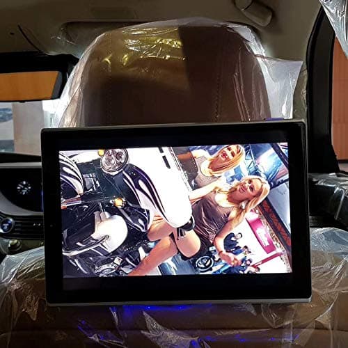 1080P IPS Multi Touch Headrest Video Monitors DVD Player Car Seat TV Screen Entertainment System with IR TF WiFi Bluetooth for SUV 2PCS