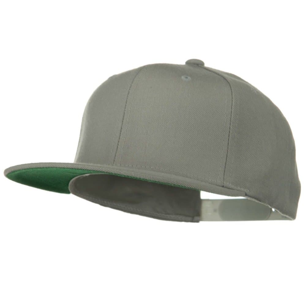 YupoongSonette/ Wool Blend Prostyle Snapback Cap - Silver, Grey, One size