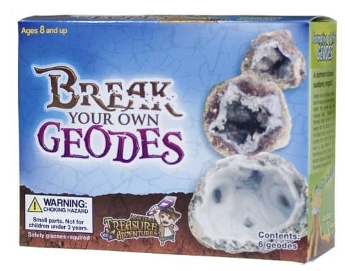Gem Center U.S.A. Break Your Own Geodes 6 Whole Geodes
