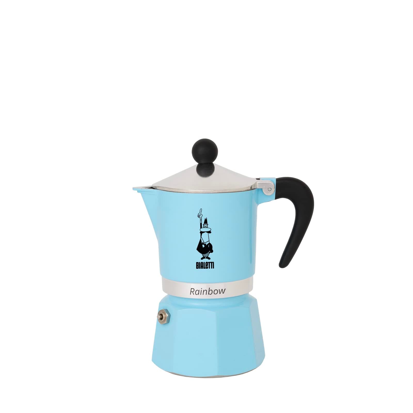 5043 Rainbow Espresso Maker, Light Blue