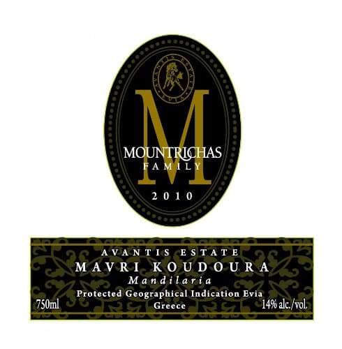 2010 Avantis ‘M’ Mavri Koudoura 750 mL