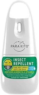 para’Kito High-Performance DEET-Free Mosquito & Tick Repellent – Lab Proven 8H Protection – Sweat & Water Resistant - Pleasant Scent, Non-Greasy, Alcohol-Free. Family Friendly (2.2oz)