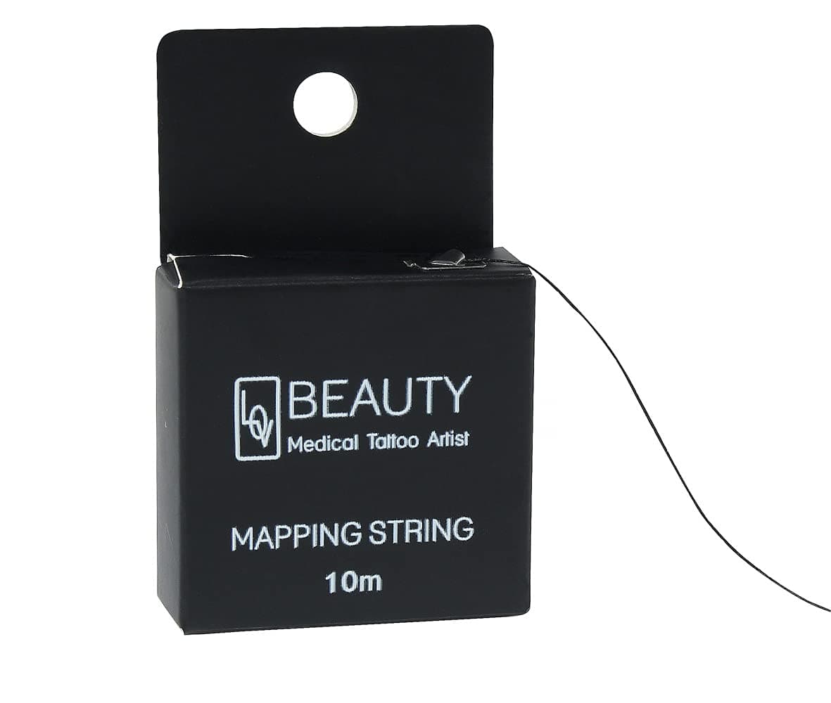 Mapping String For Microblading Pre-Inked Eyebrow Marker Thread Tattoo Brows Point Line Tool Mess-Free Thread