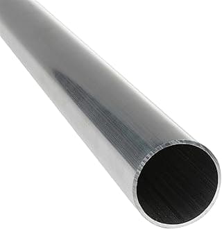 Aluminium Pipe / Tubing / Tube, Made of AlMgSi0.5, Round, for Model Building up to 1.5 m