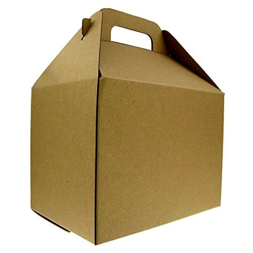 LBP 9511 Kraft Paperboard Boxed Lunch Container - 50 / CS