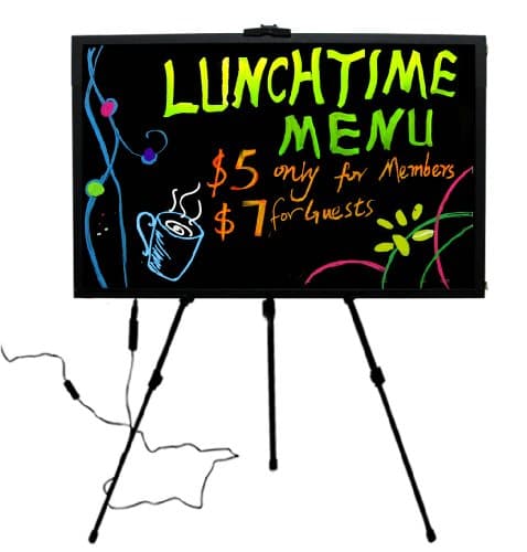 Light-up Blackboard Led Menu Sign Radiating Tablet Led Write on Board