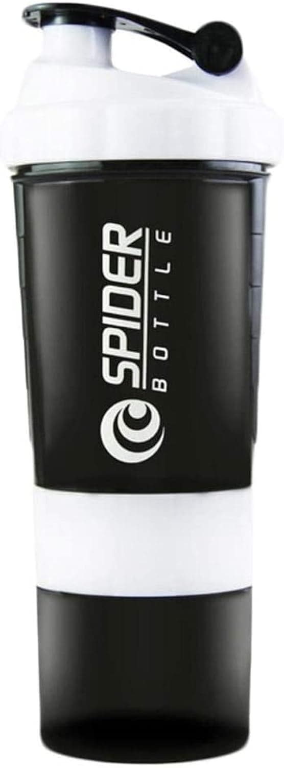 MOCARE Spider Protein Shaker Bottle - 500ml, White