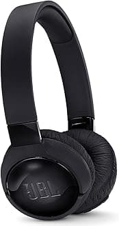 JBL TUNE 600BTNC - Noise Cancelling On-Ear Wireless Bluetooth Headphone - Black