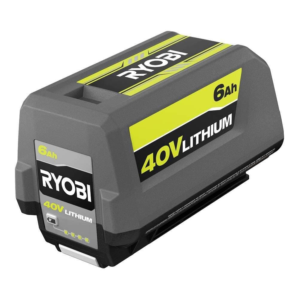 RYOBI " 40-Volt Lithium-Ion 6.0 Ah High Capacity Battery