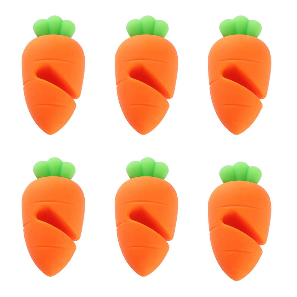 Spill-proof Lid Lifter for Soup Pot Kitchen Restaurant Tools Silicone Heat Resistant Shelf Keeping Lid Open Cooking Assistant (Pack of 6)