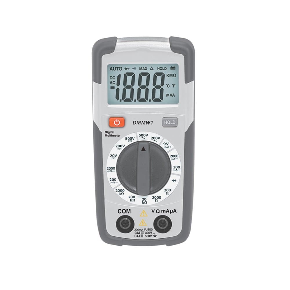 Woods DMMW1 Subcompact DMM Manual - 6 Test Functions with 16 Measuring Ranges