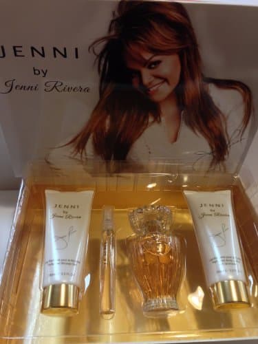 JENNI BY JENNI RIVERA EAU DE PERFUME SPRAY /3.4 FL.OZ.& 10ML .34 FL.OZ, 3.3 OZ. BODY LOTION, 3.3 OZ. SHOWER GEL by Jenni Rivera