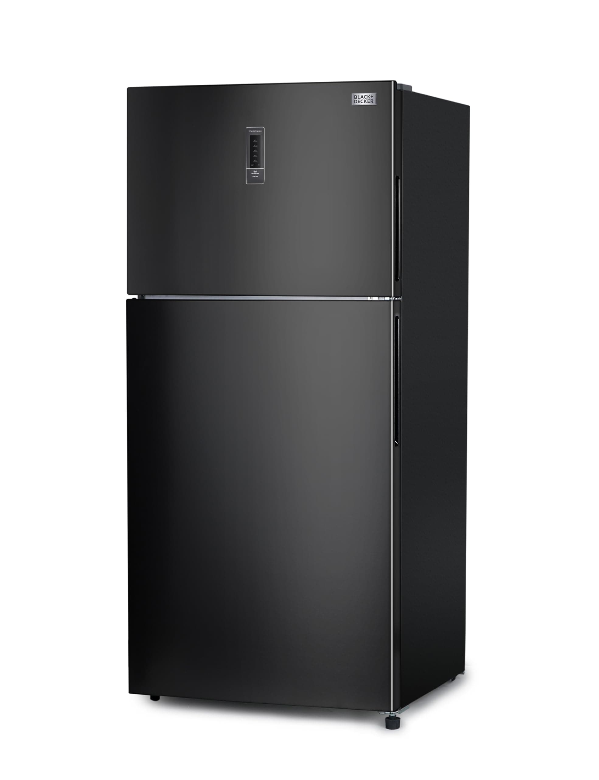 16.4 Cu. Ft. Top Mount Refrigerator with Freezer, 2 Door Fridge with Separate Temperature Controls, Auto Defrost, Full Size Kitchen Appliance For Homes and Apartments, BR1640KB, Black
