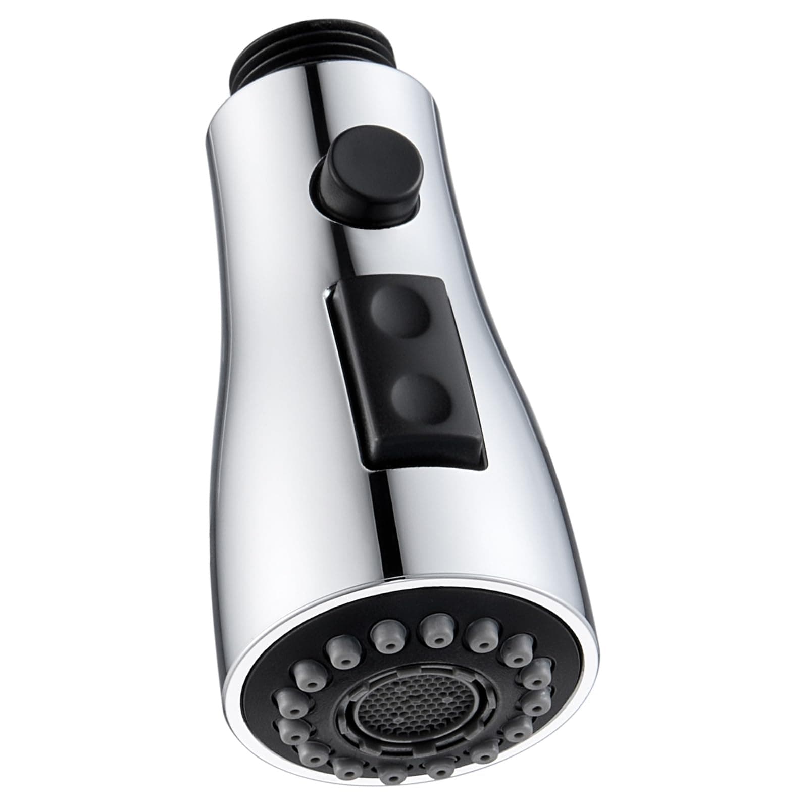 Kitchen Faucet Head Replacement, G 1/2 or 13/16 Inch Male Thread, NSF/ANSI/CAN 61 & 372 Testing, Sink Faucet Sprayer Replacement Parts, Stream Spray and Pause Mode, Chrome