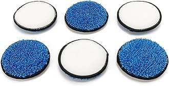 U.F.O. Upholstery/Fabric Orbital Microfiber Pads - Pack of 6 (3 inch)