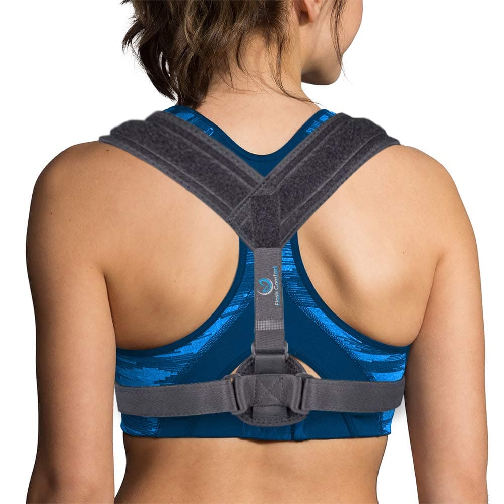Back Posture Corrector for Men and Women | Adjustable Back Brace with Detachable Arm Pit Padding for Superior Comfort | Posture Trainer Eliminates Slouching, Back, Neck and Shoulder Pain