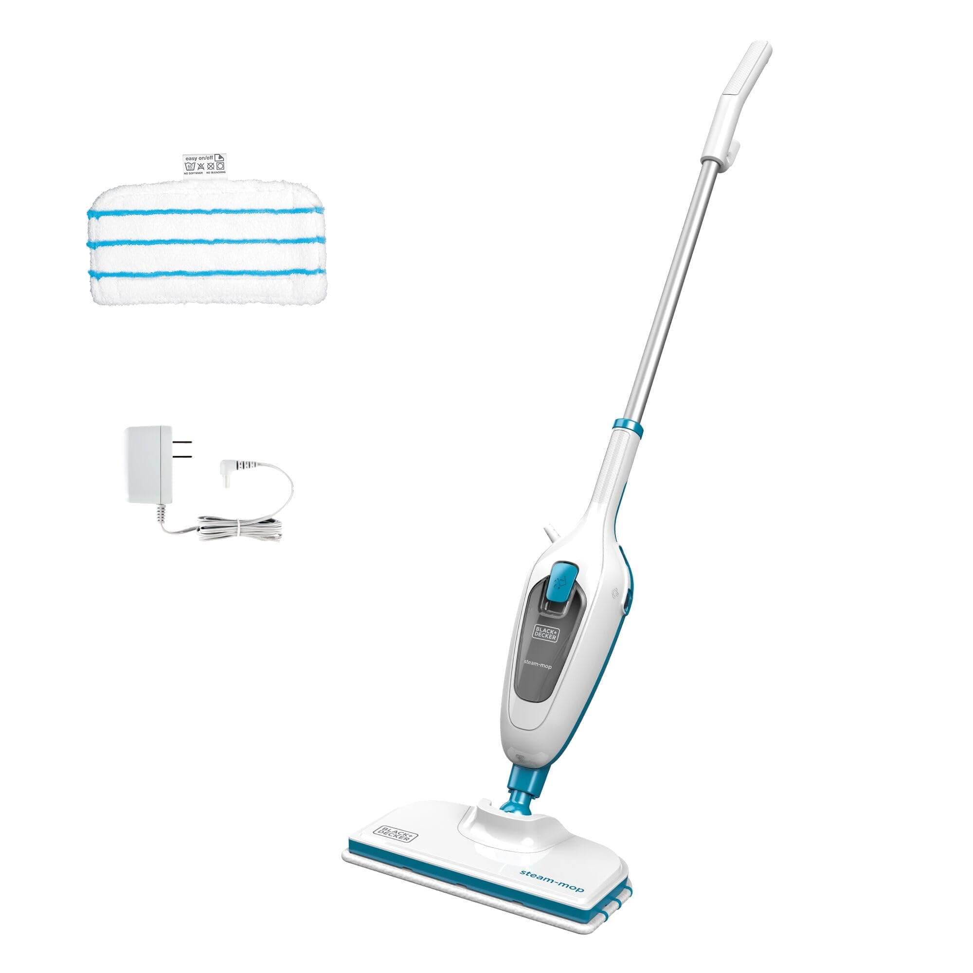 BLACK+DECKER Steam Mop, White (HSM13E1)