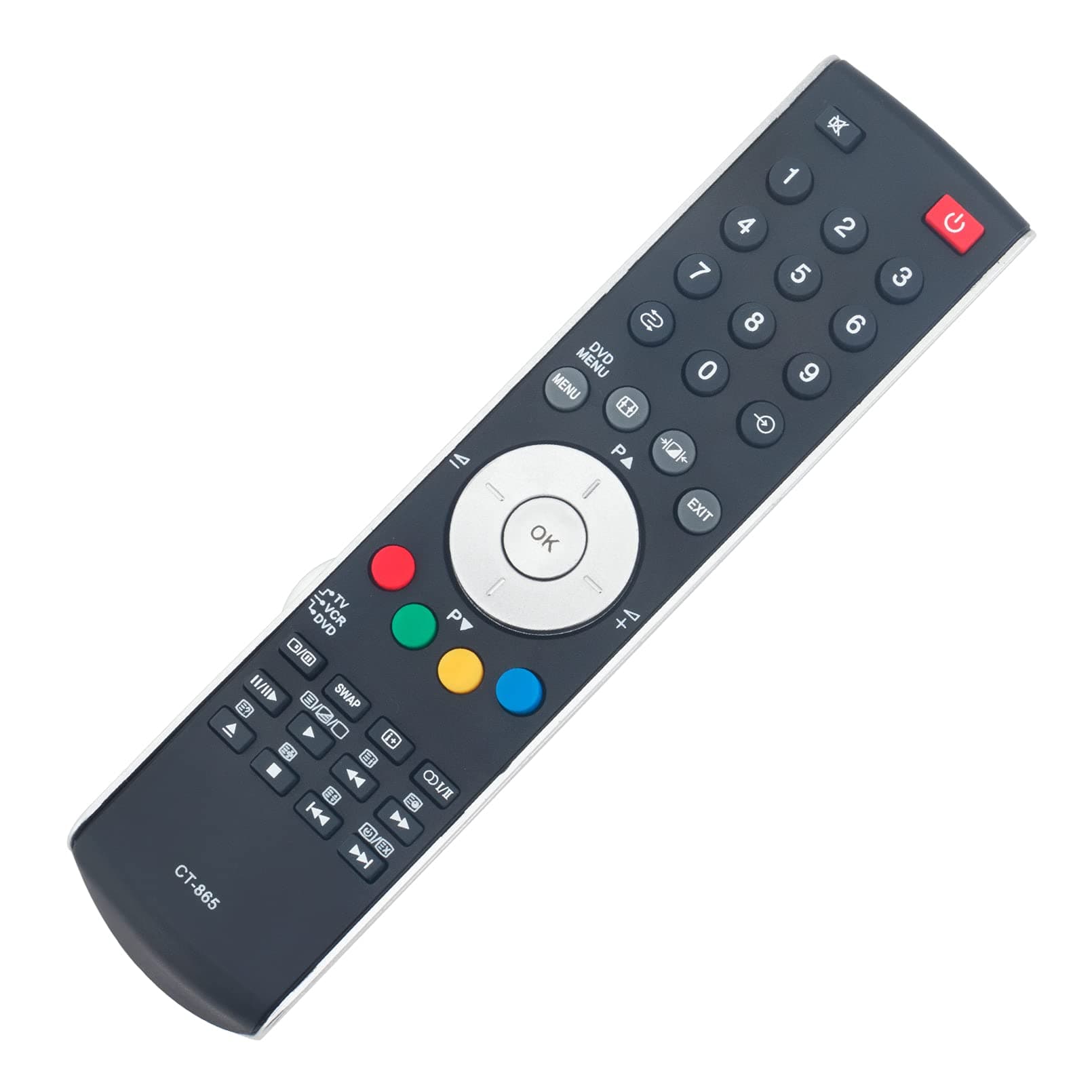 ALLIMITY CT-865 CT865 Remote Control Replace fit for Toshiba TV Regza 26WL65G 27WL65 37WLT67 15VL54G 15VL56B 20W300 26WLG66S 27WLG65 42WL67Z 17WL56B 23WL56G 26WL66Z 27WL54G