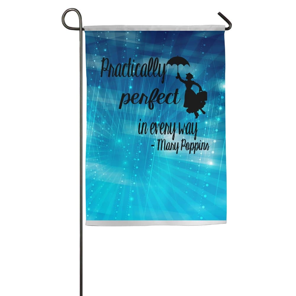Eudra Middleton Mary Poppins Practically Perfect In Every Way Home Garden Flag Game Flag