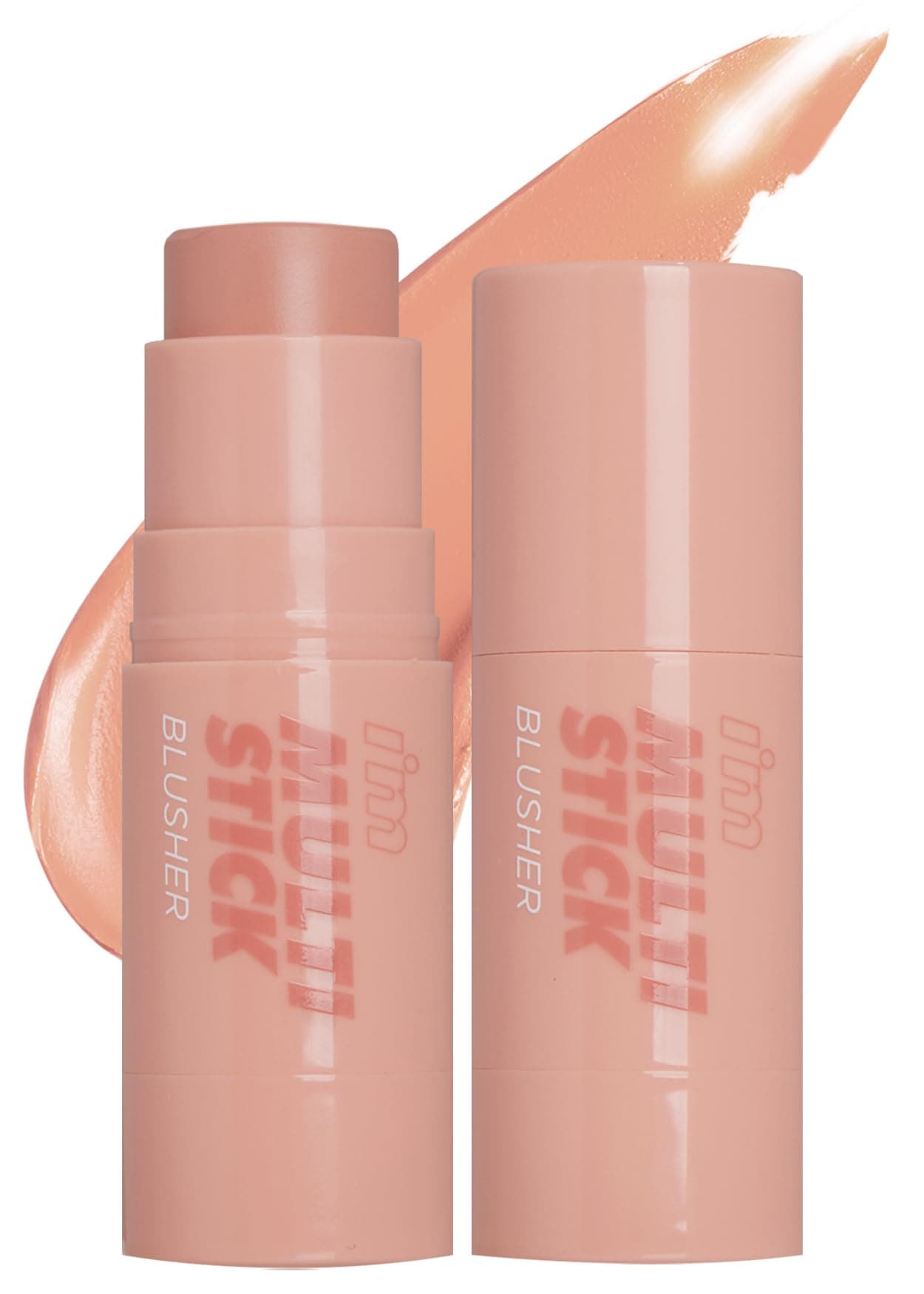 I'M MEME Blusher - I'm Multi Stick 003 Blurry Nude | Easy Blendable Cream Blush for Natural Look, Multi Blush Stick for Cheek Tint, Face Contour Makeup, and Face Blush, For Beginners, Makeup Stuff