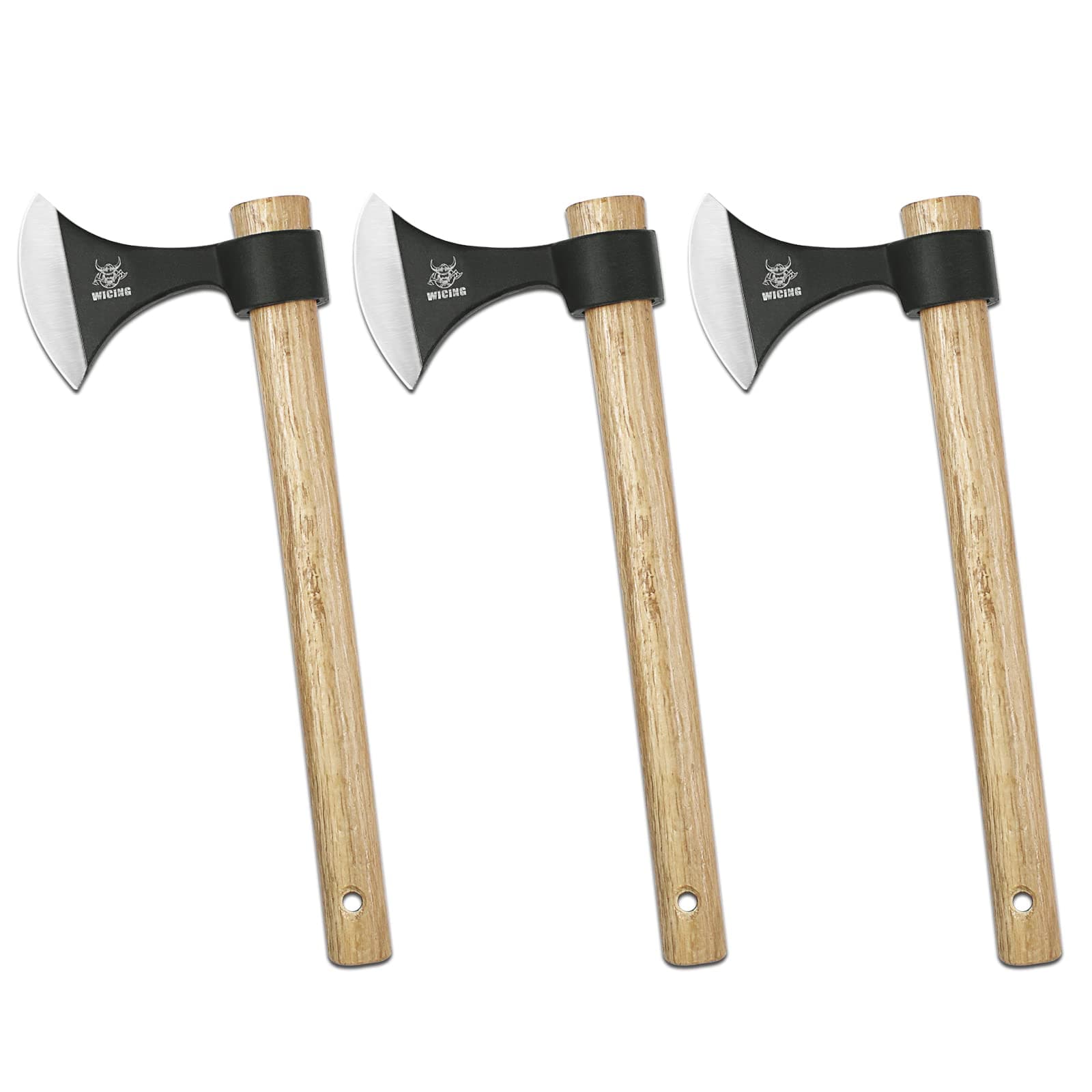 - Throwing Axes 3 Pack, 16.2-inch Throwing Tomahawks High Carbon Steel & Wooden Handle, for Axe Throwing Recreation and Competition