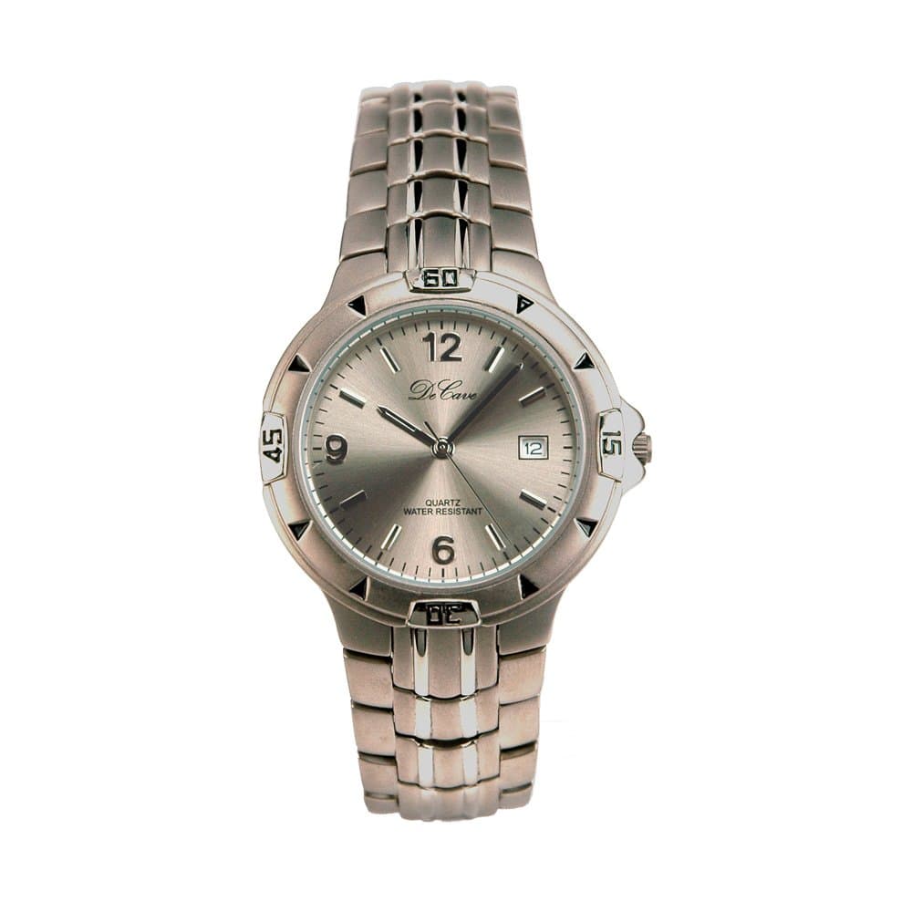 DeCave 100516012 – Wristwatch Men's, Titanium Strap Grey