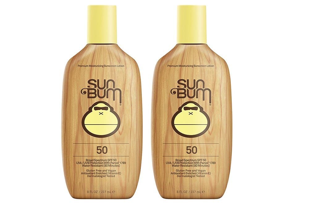 Sun Bum Moisturizing rhUca Sunscreen Lotion, SPF 50 (2 Pack)