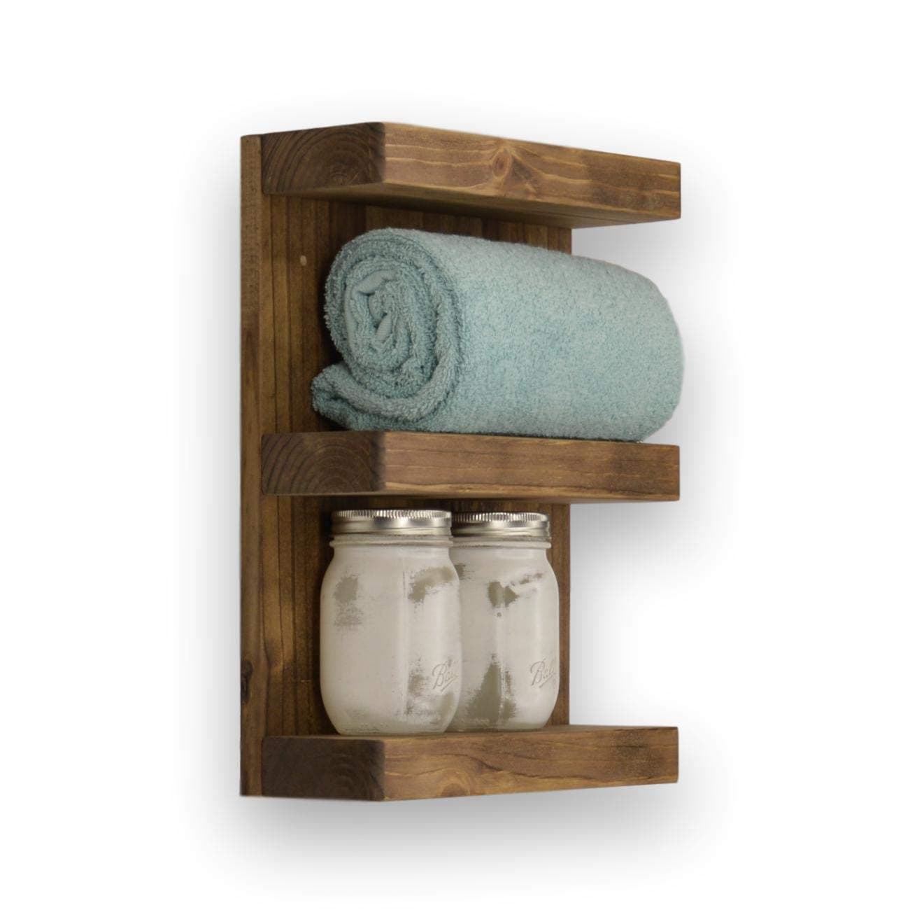 Handmade Three Tier Bathroom Shelf