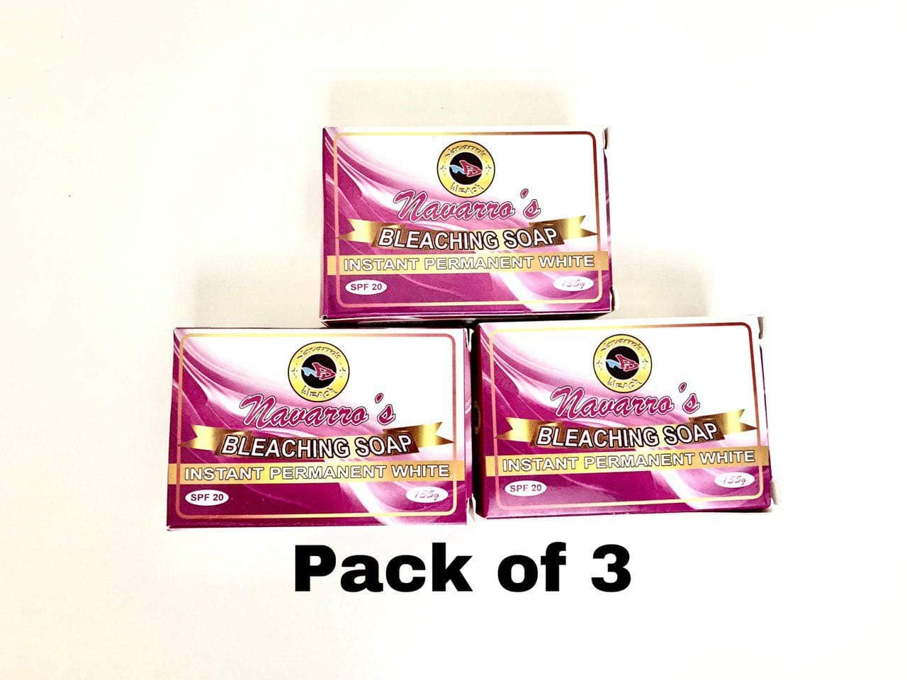 Navarro's Bleaching Soap (Instant Permanent White SPF 20)