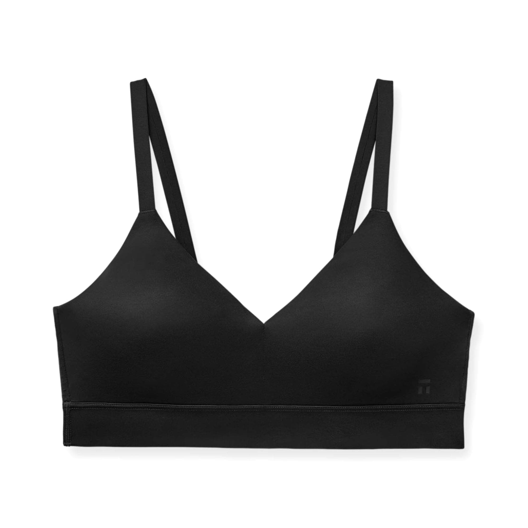 Tommy John Women's Bralette, Triangle, Second Skin Fabric, No Underwire with Adjustable Straps & Removable Pads (A-C)