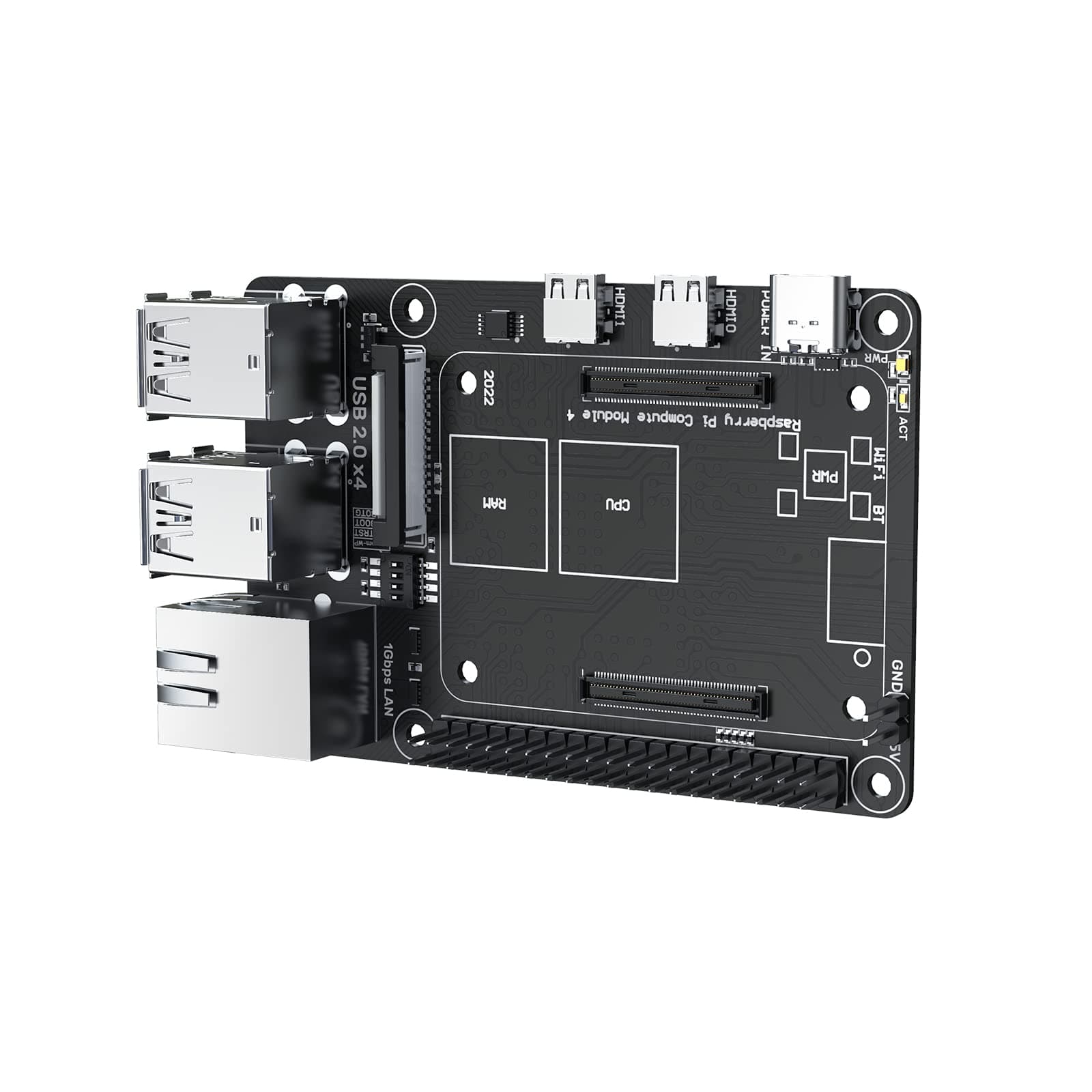 BIGTREETECH Pi4B Adapter V1.0 for Raspberry-Pi CM4, BTT CB1 V2.2/CB1 eMMC/CB2 Core Board Compatible SKR Mini E3 V3.0/SKR V1.4 Turbo/Octopus V1.1/Pro to Running Klipper for Voron/CoreXY/i3 3D Printer