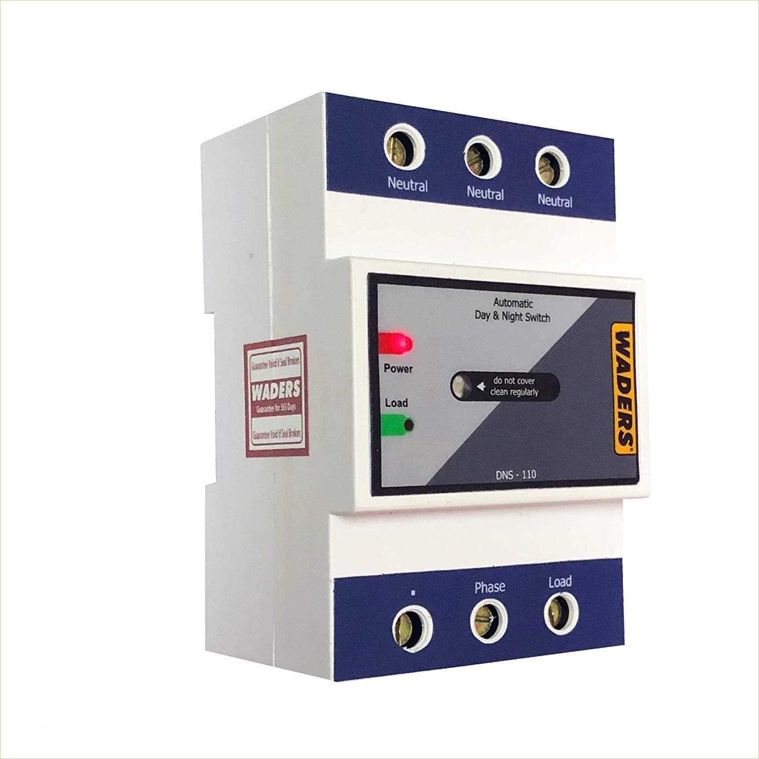 WADERS Sunrise Sunset LDR Sensor Based Switch (White, 7 Ampere)