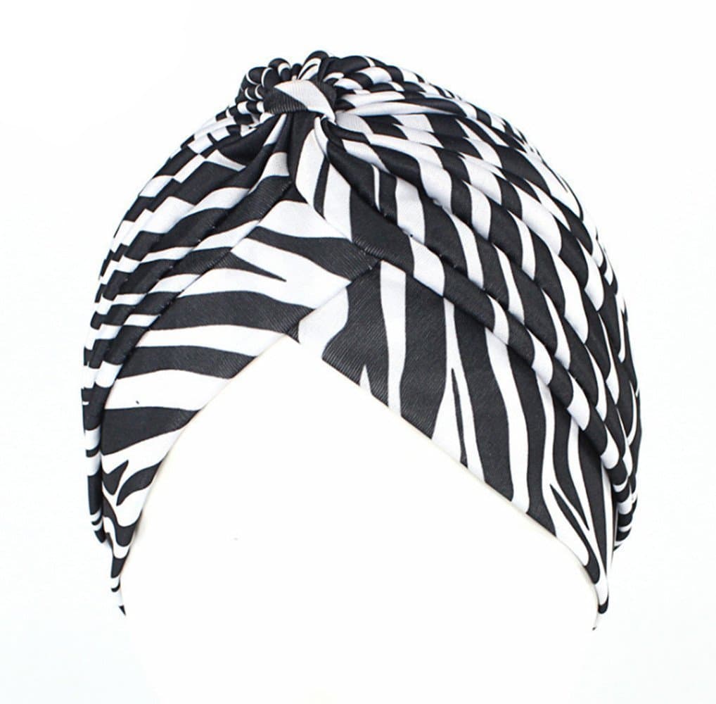Turban Vintage Style (Zebra Stripes)