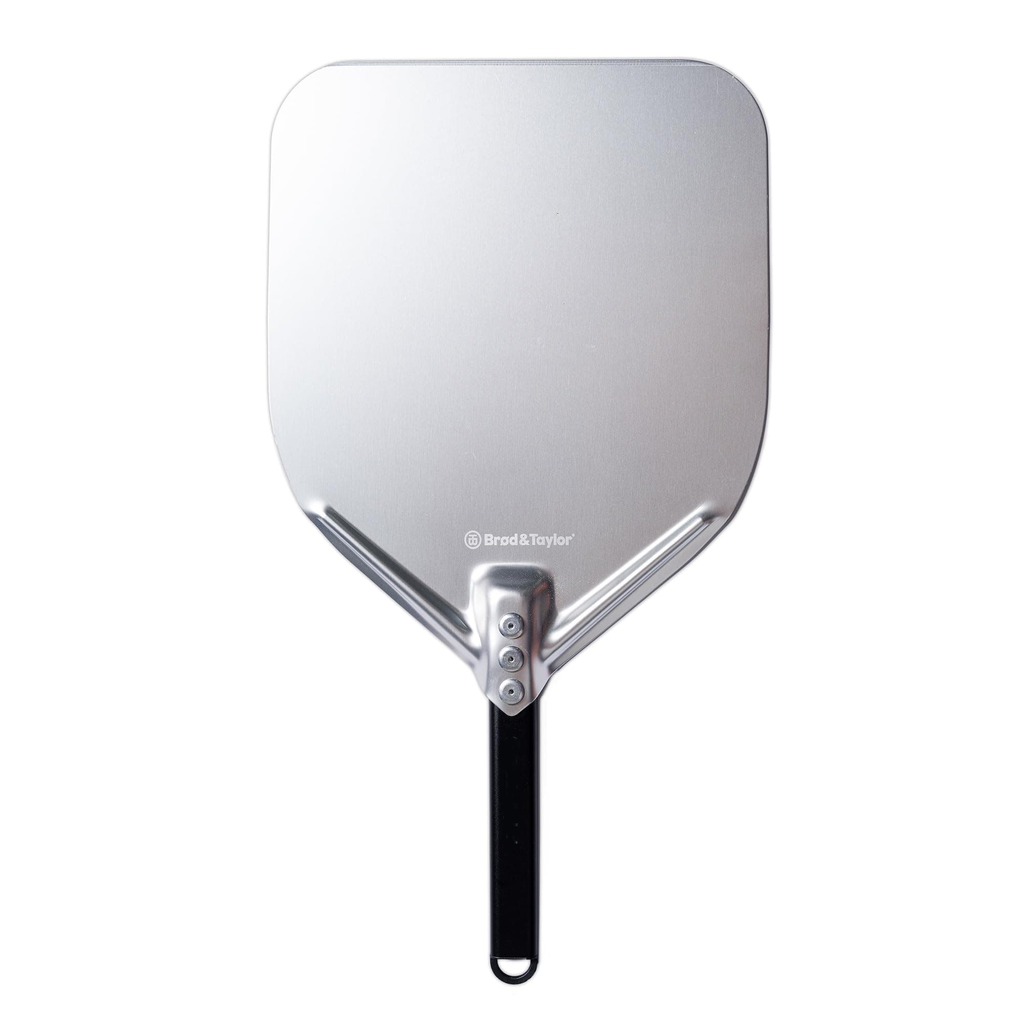 Bread Peel for Transferring Bread, Pizza or Flatbreads (11.75" x 12" Surface) – Thin Edge, Lightweight, and Reduces Sticking