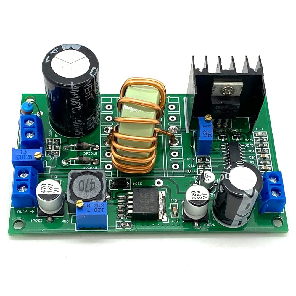 High Voltage DC-DC Boost Converter 12V to 150V-420V 170V 230V & 1.25V-12V 6.3V Filament Adjustable Step Up Power Supply 2-Way PSU Regulator Module for Tube Preamp/Nixie Tube