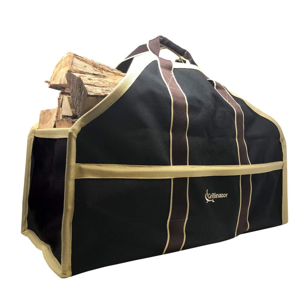 Sponsored Ad - Ultimate Firewood Log Carrier: Back Saving Design with Ultra Premium Canvas (Black)