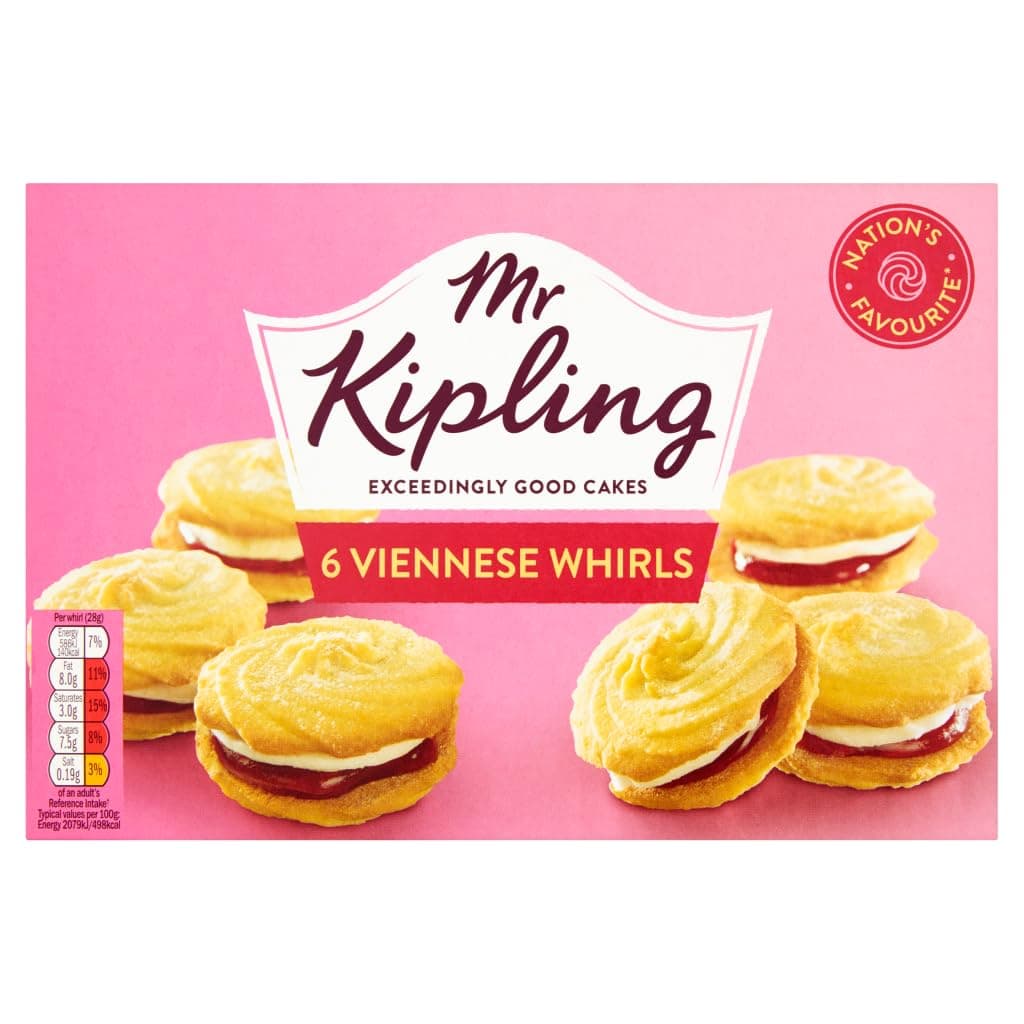 Mr. Kipling Viennese Whirls 6 Pack