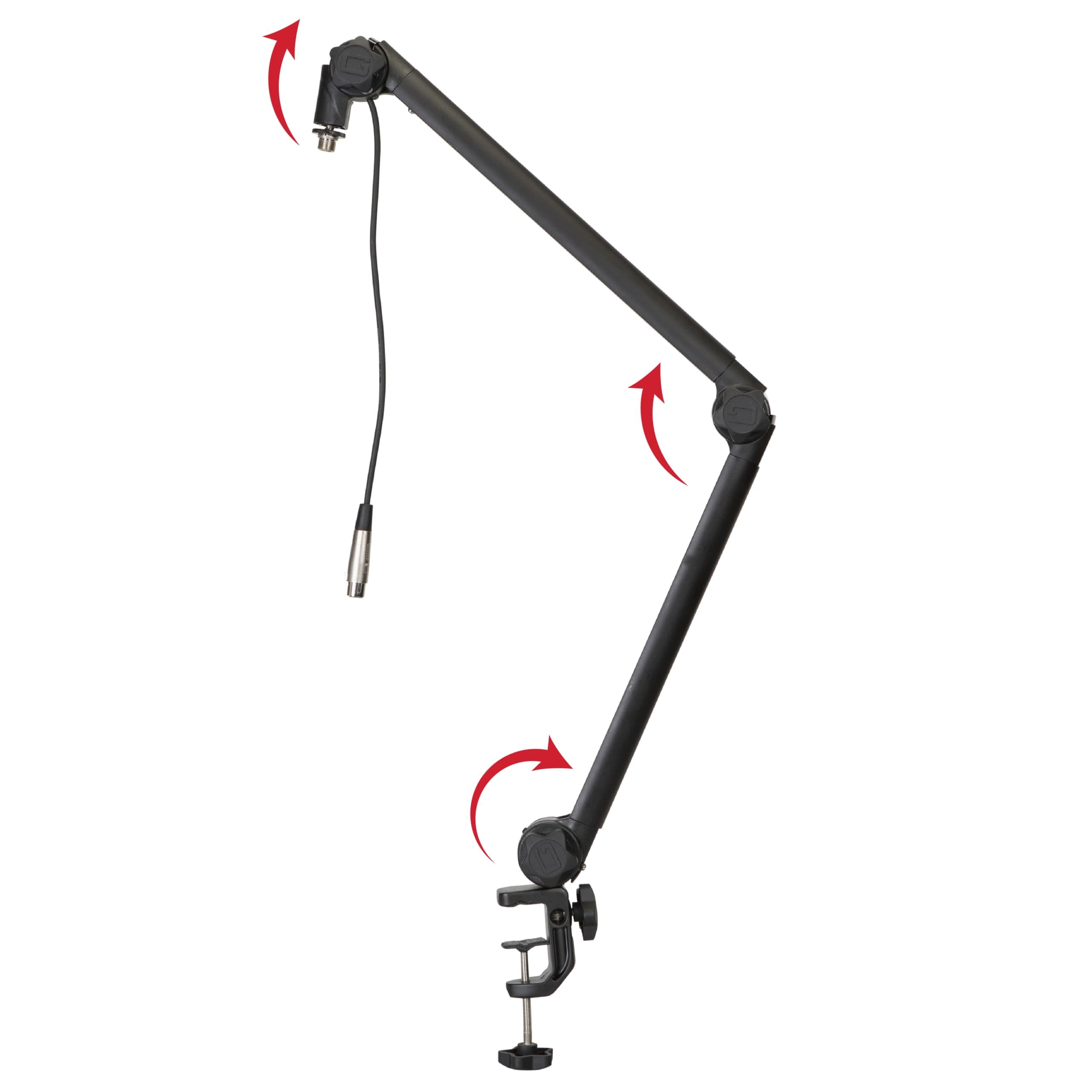 Gator Frameworks Deluxe Broadcast Boom Arm with Integrated XLR Cable