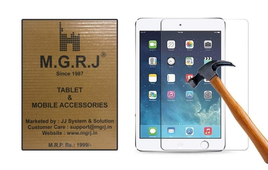 M.G.R.J Tempered Glass Screen Protector Compatible for iPad mini/iPad mini 2 / iPad mini 3, Transparent