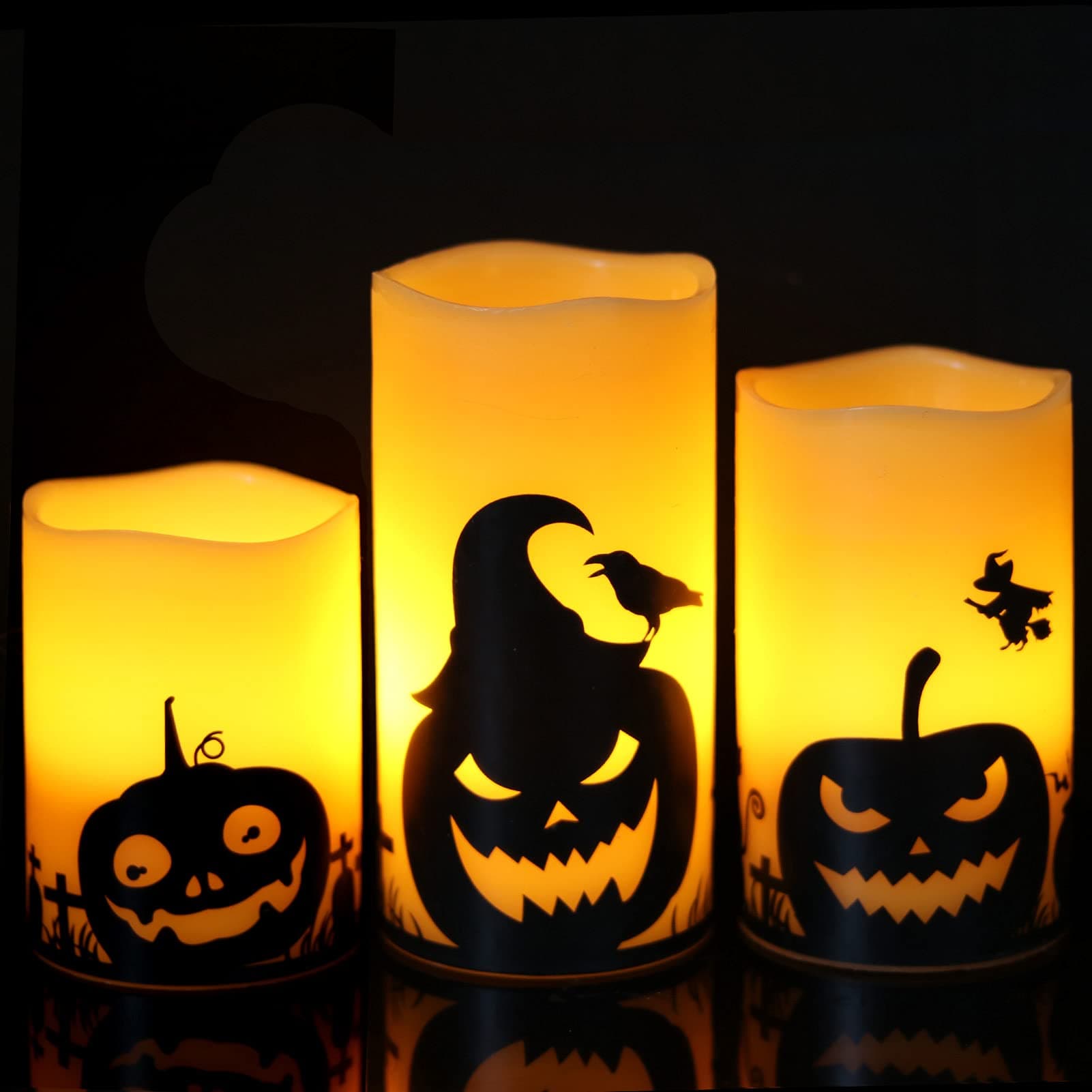 Halloween Pumpkin Candles