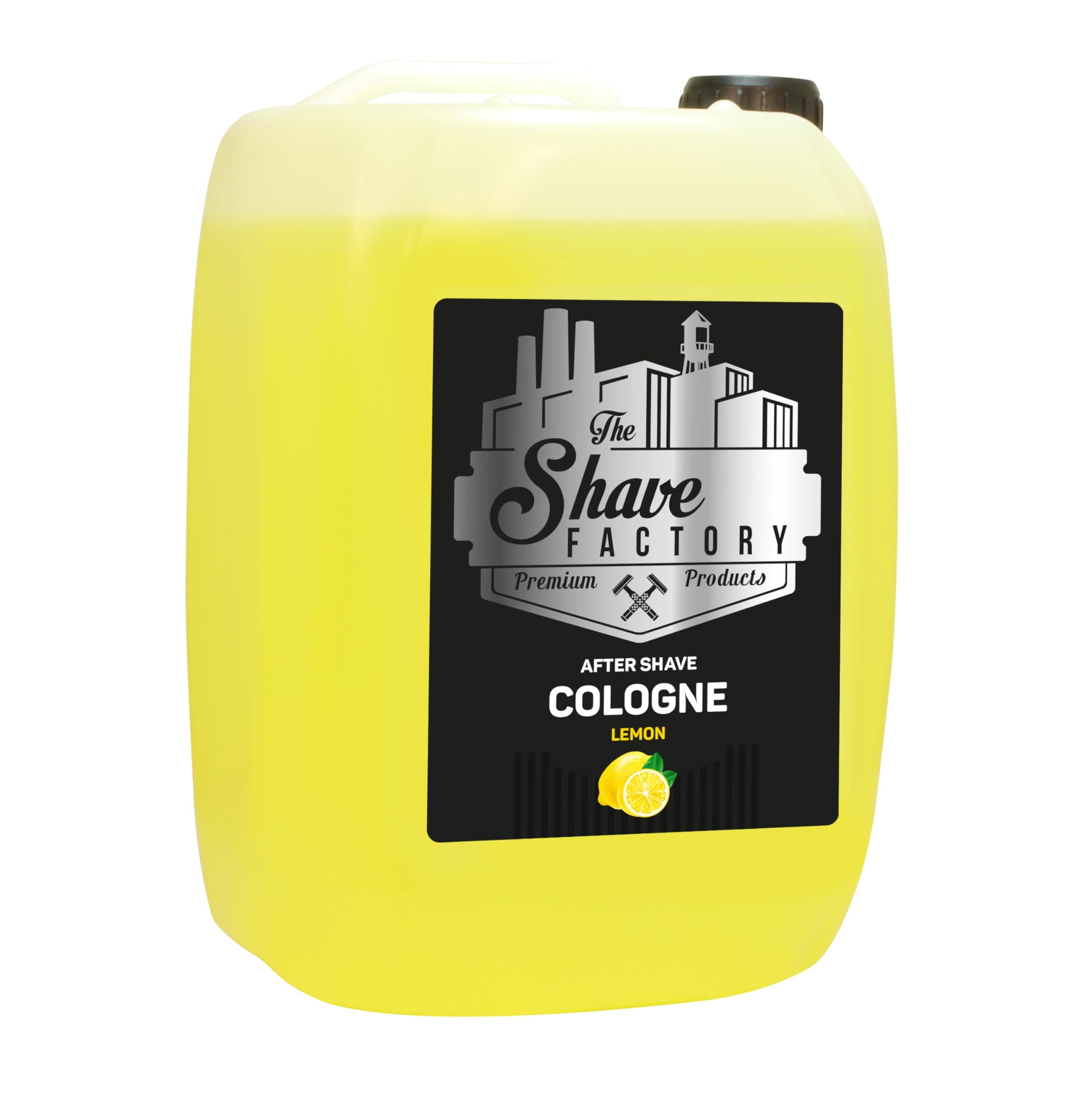 The Shave Factory After Shave Cologne Lemon 5000ML - A Fragrant Essence For Impeccable Care After Shaving for a Long-lasting Sensation of Freshness and Comfort