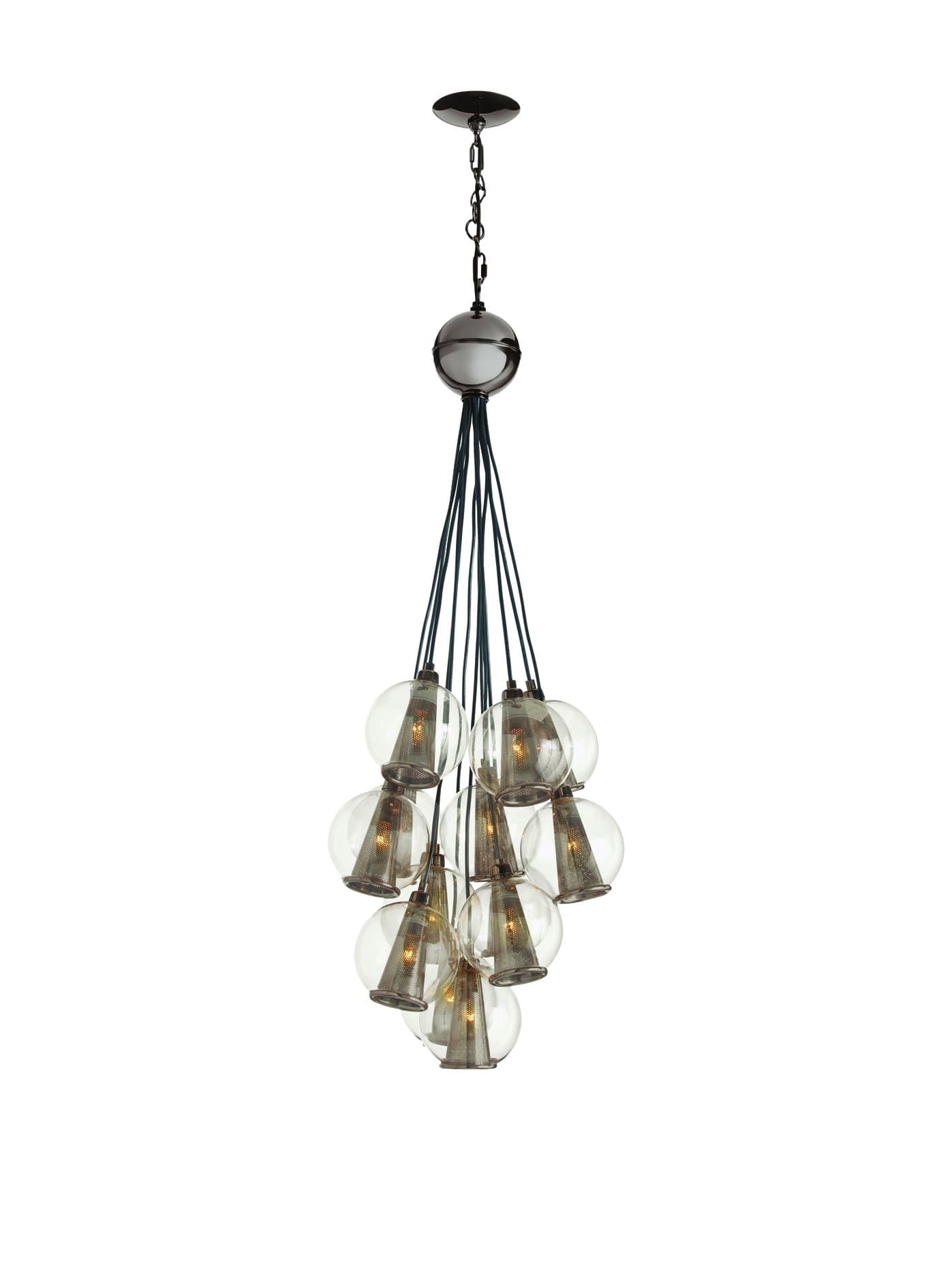 Home Caviar Adjustable Small Cluster, Brown Nickel