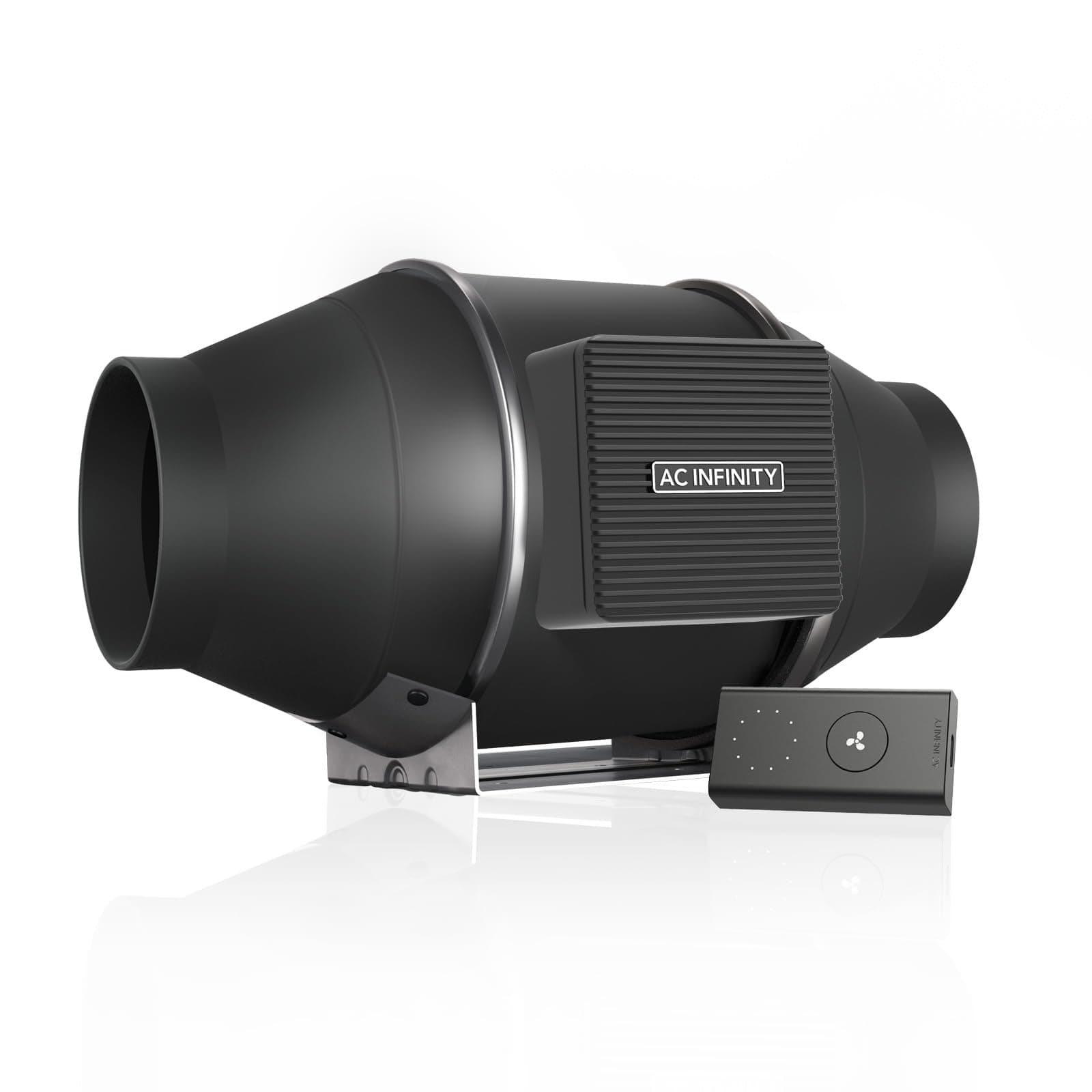 AC Infinity CLOUDLINE PRO S4, Quiet 4” Inline Duct Fan with Speed Controller – EC Motor Ventilation Exhaust Fan for Heating Cooling Booster, Grow Tents, Hydroponics