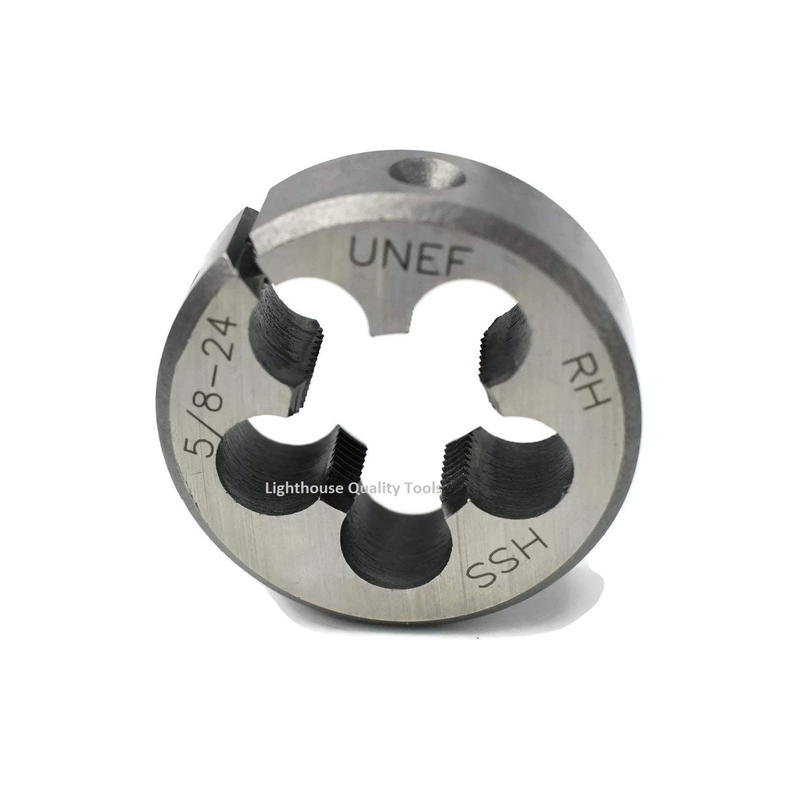 5/8-24 RH Adjustable HSS Round Threading Die